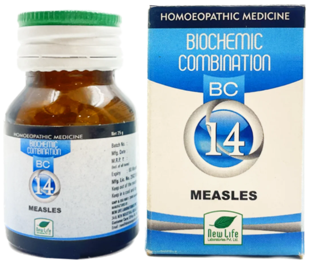 New Life Bio Combination No.14 Measles tablets for sneezing, fever and watery eyes