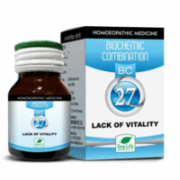 New Life Bio Combination No.27 Lack Of Vitality tablets for weakness and low energy