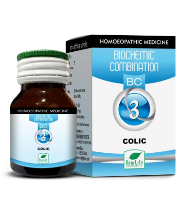 New Life Bio Combination No.3 Colic tablets for gas, bloating and abdominal pain