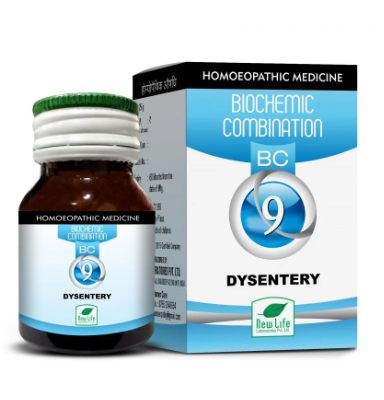 New Life Bio Combination No.9 Dysentery tablets for abdominal pain and digestive discomfort