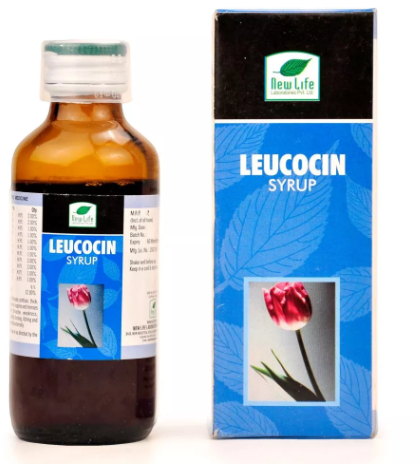New Life Leucocin Syrup for leucorrhoea and delayed menses