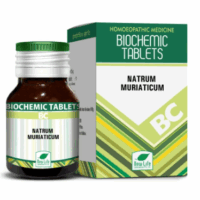 New Life Natrum Muriaticum Biochemic Tablet 6X for headache, skin and digestive health