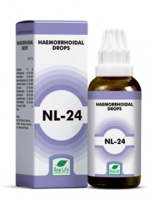 New Life NL-24 Haemorrhoidal Drops for piles, fissures and rectal pain