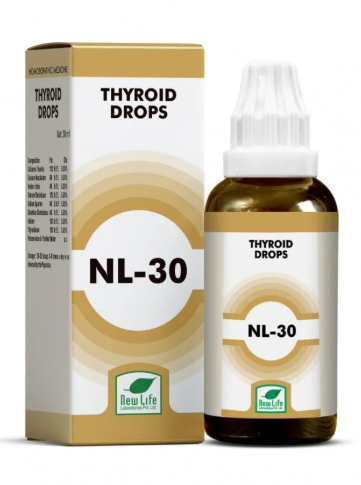 New Life NL-30 Thyroid Drops for hormonal and thyroid support