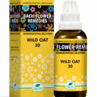 New Life Bach Flower Wild Oat 30 for clarity, life direction and emotional balance
