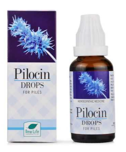 New Life Pilocin Drops for piles, inflammation and anal discomfort