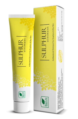 New Life Sulphur Ointment for eruptions, irritation and dry skin