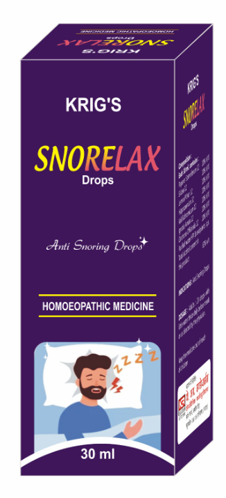 KRIG’S Snorelax Drops for snoring relief and better sleep