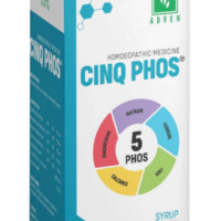 Adven Cinq Phos Syrup 450 ml for nerve weakness fatigue digestion vitality