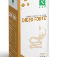 Adven Digex Forte Syrup 450 ml for gas bloating flatulence and digestive relief