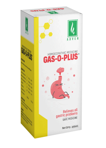 Adven Gas-O-Plus Syrup for acidity gas bloating indigestion relief