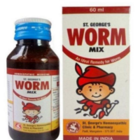 St. George’s Worm Mix Syrup for intestinal worms and digestive health