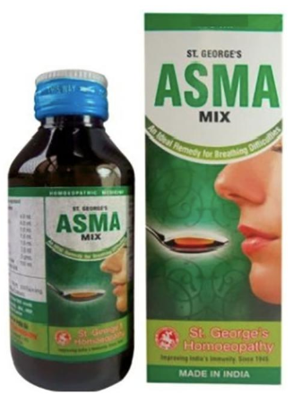 St. George’s Asma Mix Syrup for respiratory wellness and throat comfort