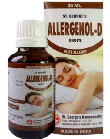 St. George’s Allergenol-D Drop for dust allergy and sneezing relief