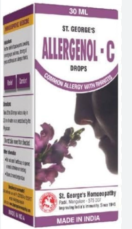 St. George’s Allergenol-C Drop for rhinitis and nasal allergy relief
