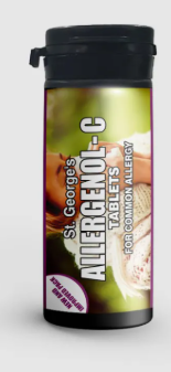 St. George’s Allergenol-C Tablets for rhinitis and nasal allergy relief