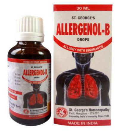 St. George’s Allergenol-B Drop for cough and respiratory allergy support