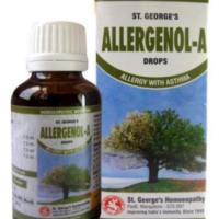 St. George’s Allergenol-A homeopathic drops for allergic sneezing and cough relief