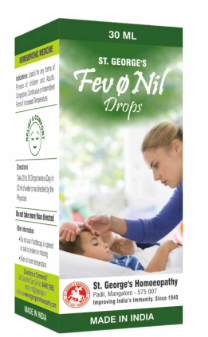 St. George’s Fev Q Nil Drop homeopathic fever support