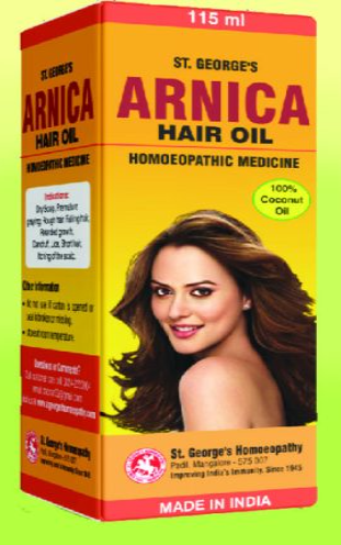 St. George’s Arnica Hair Oil No.1 for hair fall and dandruff