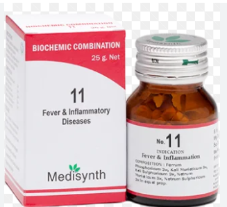 Medisynth Bio-chemic Combination No.11 tablets for fever and inflammation