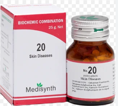 Medisynth Bio-chemic Combination No.20 for Skin Diseases