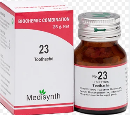 Medisynth Bio-chemic Combination No.23 for Toothache & Gum Health