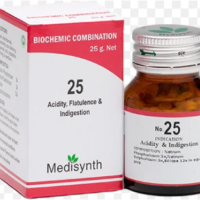 Medisynth Bio-chemic Combination No.25 tablets for hyperacidity and indigestion