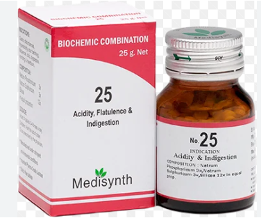 Medisynth Bio-chemic Combination No.25 tablets for hyperacidity and indigestion