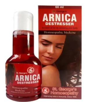 St. George’s Arnica Hair Destresser Oil for stress relief, cooling scalp and healthy hair