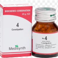 Medisynth Bio-chemic Combination No.4 Constipation Tablets for Regular Bowel Movement