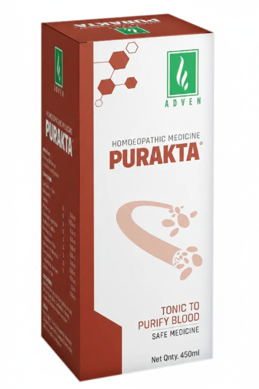 Adven Purakta Syrup 450 ml for blood detox immunity digestion