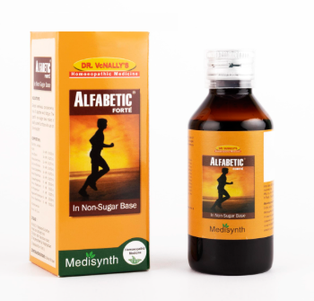 Medisynth Alfa-Betic Forte Non-Sugar Syrup 125 ml sugar-free homoeopathic tonic