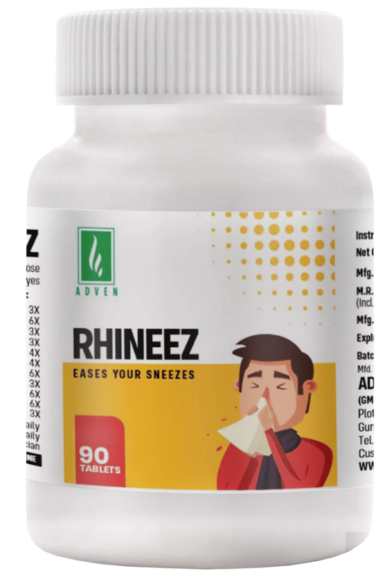 Adven Rhineez Tablets for rhinitis sneezing nasal congestion relief