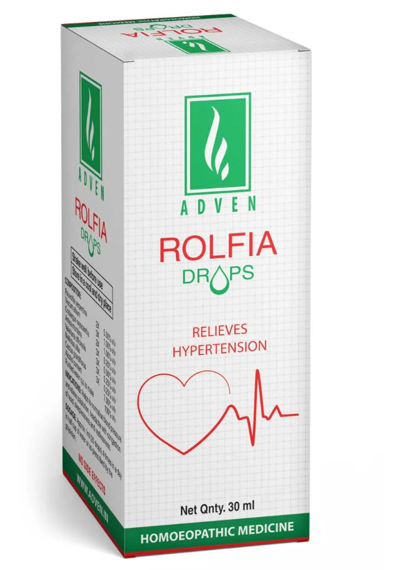 Adven Rolfia Drops for blood pressure heart palpitations support