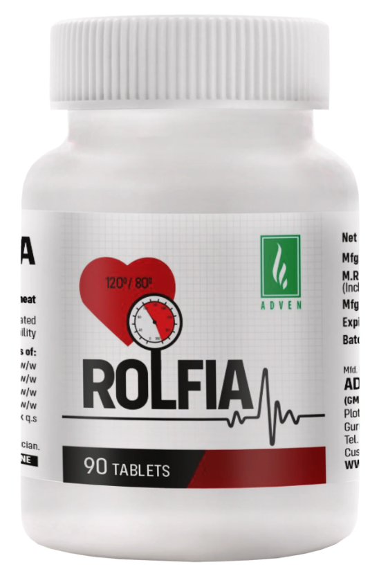 Adven Rolfia Tablets for blood pressure palpitations heart support