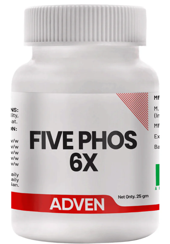 Adven Five Phos 6X Tablets 450 gm for energy and vitality