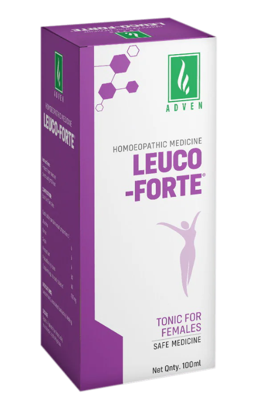 Adven Leuco-Forte Tonic 450 ml for leucorrhoea uterine health support