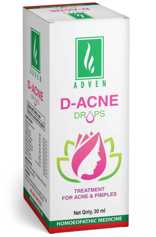 Adven D-Acne Drops for acne pimples oily skin control