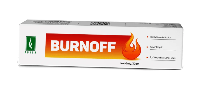 Adven Burnoff Ointment 30 gm for burns scalds wound care