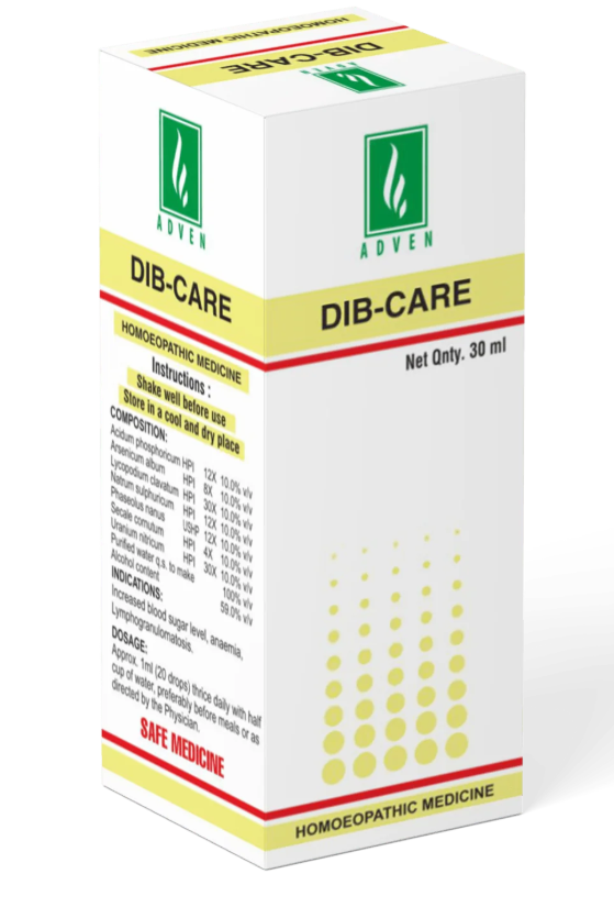 Adven Dib-Care Drops for blood sugar balance and weakness support