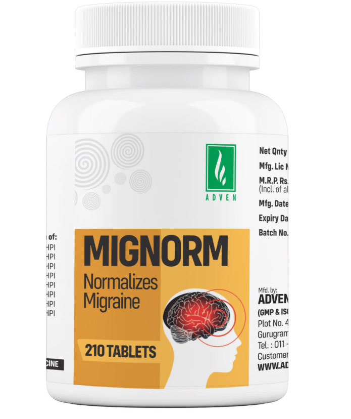 Adven Mignorm Tablets for migraine headache relief