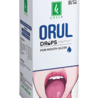 Adven Orul Drops for mouth ulcers gum bleeding oral care