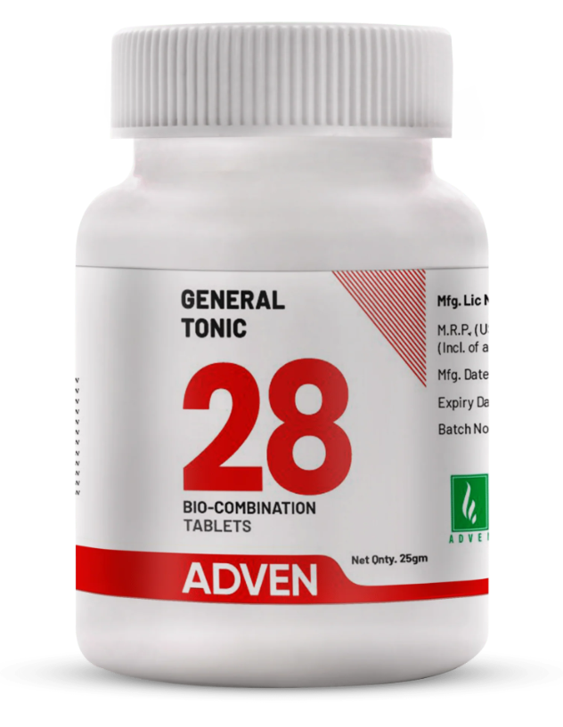 Adven Bio Combination BC-28 tablets for strength and recovery support