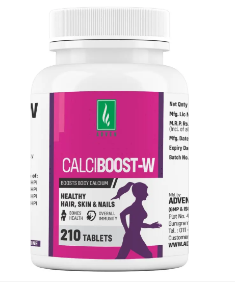 Adven Calciboost-W Tablets for calcium absorption and strong bones