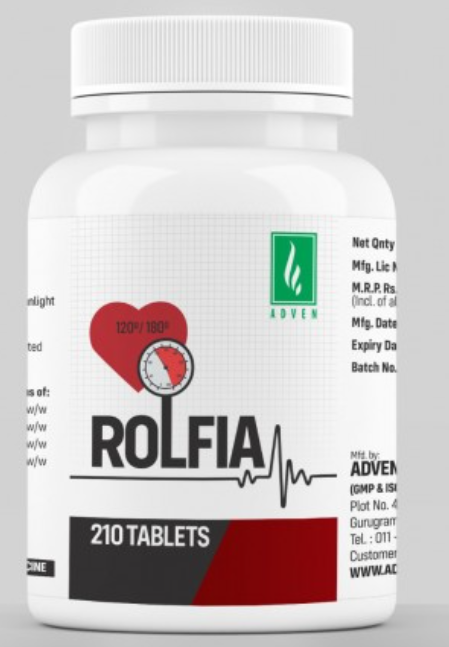 Adven Rolfia Tablets for blood pressure palpitations heart support