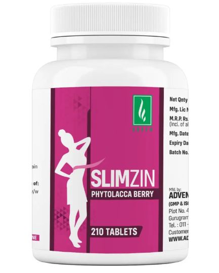 Adven Slimzin Tablets for metabolism digestion weight management support