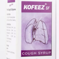 Medisynth Kofeez Sugar Free Syrup for cough and breathlessness