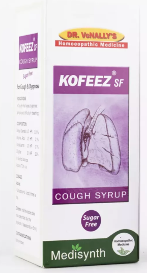 Medisynth Kofeez Sugar Free Syrup for cough and breathlessness