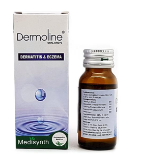 Medisynth Dermoline Oral Drop for itchy skin eczema and skin allergies